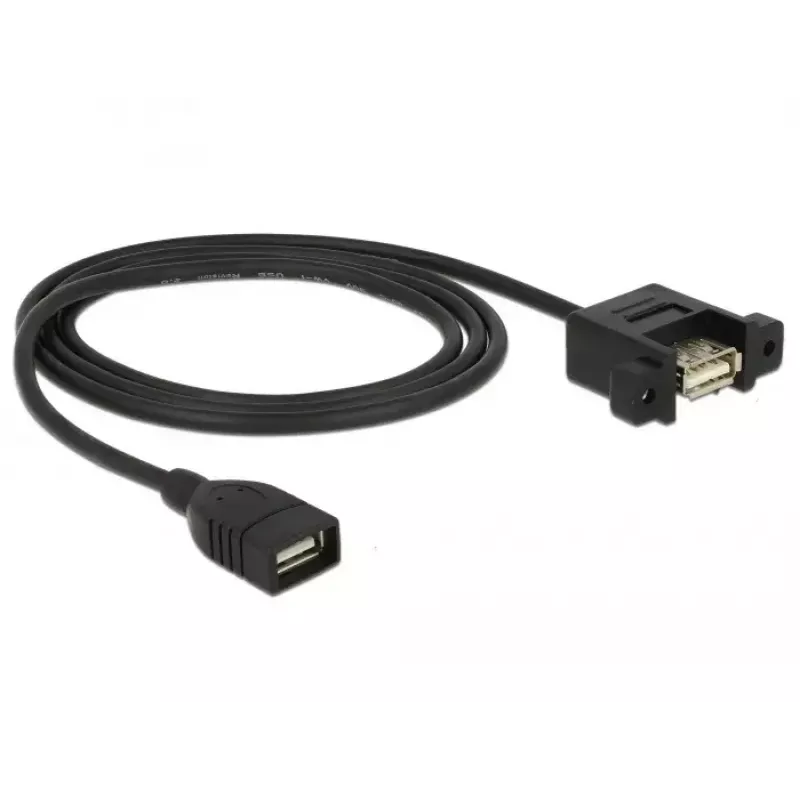 Cabo USB DeLOCK 85460 USB 2.0 1m preto