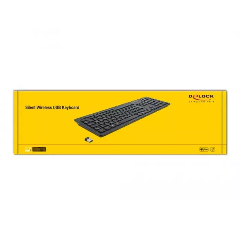 DeLOCK 12004 Home USB QWERTZ alemão preto