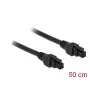 Cabo de alimentação interno DeLOCK 85374 0,5 m Micro-Fit 3.0 4 pinos