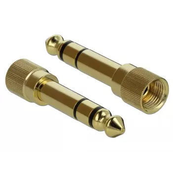 Cabo de extensão de áudio DELOCK 85832 3,5 mm conector macho para 3,5 mm conector fêmea, 2 m, contactos dourados, AWG 28, preto