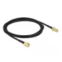 Cabo coaxial DeLOCK 90445 LMR100 2m RP-SMA preto