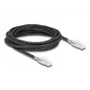 Cabo de rede DELOCK 80258 Cat6a S/FTP (S-STP) RJ-45 para RJ-45 5 m preto