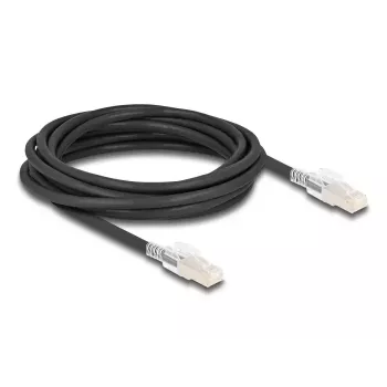 Cabo de rede DELOCK 80258 Cat6a S/FTP (S-STP) RJ-45 para RJ-45 5 m preto