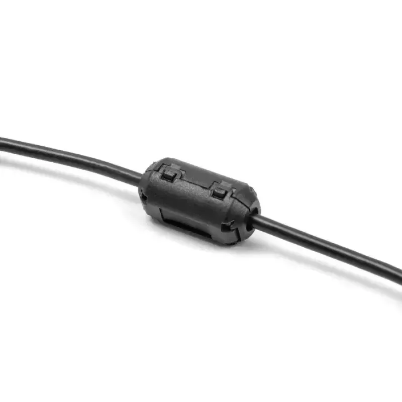 Grampo para núcleo de ferrite DELOCK 80943, preto, níquel/plástico/zinco, 25,2 × 13 × 11,8 mm, pack de 2