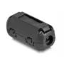 Grampo para núcleo de ferrite DELOCK 80943, preto, níquel/plástico/zinco, 25,2 × 13 × 11,8 mm, pack de 2