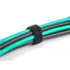 Abraçadeira de velcro para cabos DeLOCK 19011 200x12 mm preto 10 unid.