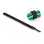 Abraçadeira de velcro para cabos DeLOCK 19011 200x12 mm preto 10 unid.
