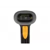 Leitor de códigos de barras USB DeLOCK 1D laser preto portátil com fio cabo 2 m