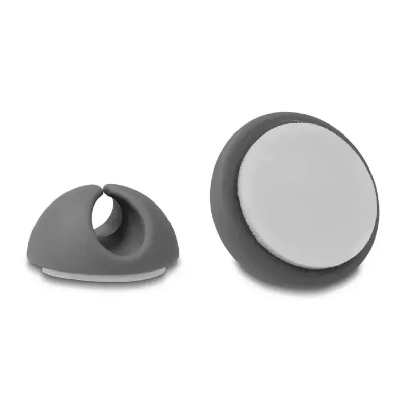Suporte para cabos DeLOCK 18452 universal preto cinzento 29 mm x 29 mm x 15 mm