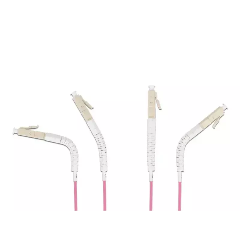 Cabo de fibra ótica DeLOCK LC Duplex para LC Duplex OM4 0,5m