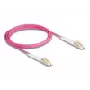 Cabo de fibra ótica DeLOCK 88089 LC Duplex para LC Duplex OM4 3m
