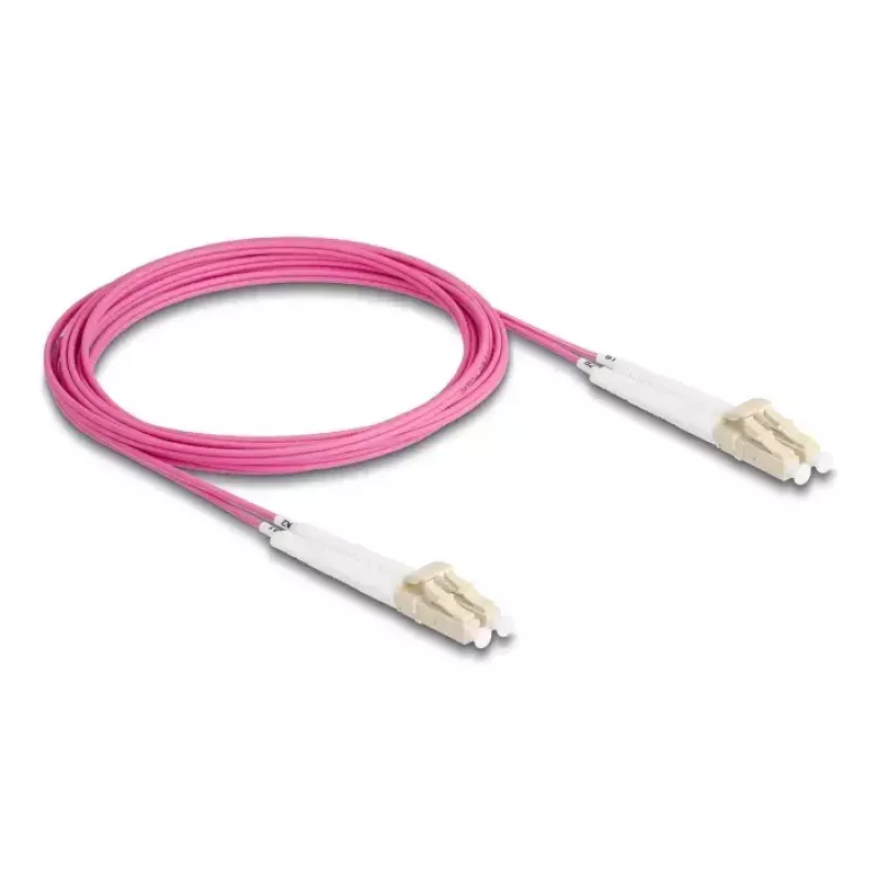 Cabo de fibra ótica DeLOCK 88089 LC Duplex para LC Duplex OM4 3m