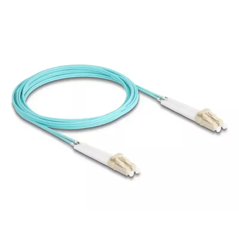 Cabo de fibra ótica DeLOCK 88081 LC Duplex para LC Duplex OM3 3m