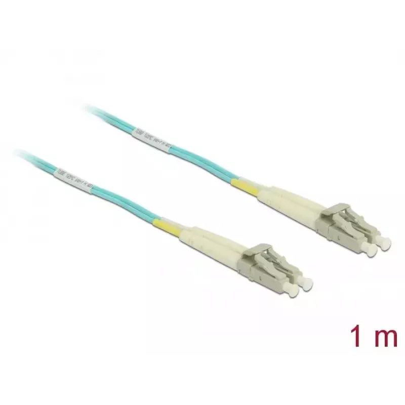 Cabo de fibra ótica DeLOCK LC para LC Multimodo OM3 1 m