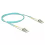 Cabo de fibra ótica DeLOCK LC para LC Multimodo OM3 1 m