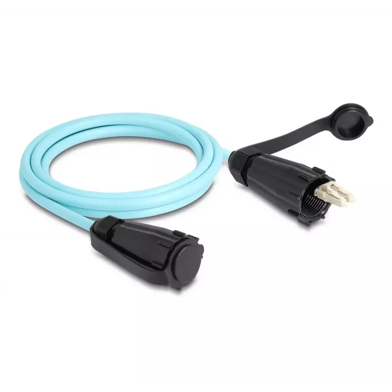 Cabo de fibra ótica DeLOCK LC Duplex para LC Duplex OM3 IP68 2 m