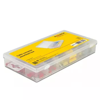 Conjunto de conectores de fio DELOCK 86513 — conectores elétricos isolados, 170 unid., azul/vermelho/amarelo