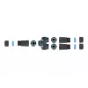 Conector de cabo DeLOCK fêmea RJ45 para 2 x fêmea RJ45 Cat.6A à prova de água