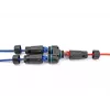Conector de cabo DeLOCK fêmea RJ45 para 2 x fêmea RJ45 Cat.6A à prova de água