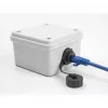 Adaptador de cabo DeLOCK fêmea RJ50 para fêmea RJ50 IP68 à prova de água preto