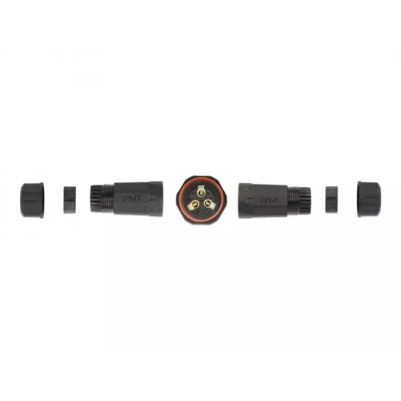 Conector elétrico de cabo DELOCK 86913 reto 85–260V preto 25×114 mm