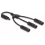 Divisor de cabo DeLOCK DL4 cabo divisor solar 1 x fêmea para 3 x macho 35 cm preto