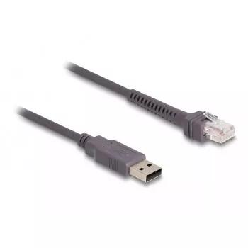 Cabo USB DeLOCK RJ50 para USB 2.0 Type-A 2m cinzento