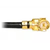 Cabo de sinal DeLOCK 88464 0,2 m preto dourado prateado
