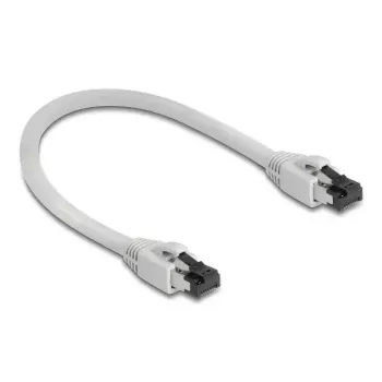 Cabo de rede DeLOCK 80556 RJ-45 Cat8.1 0,25 m cinzento