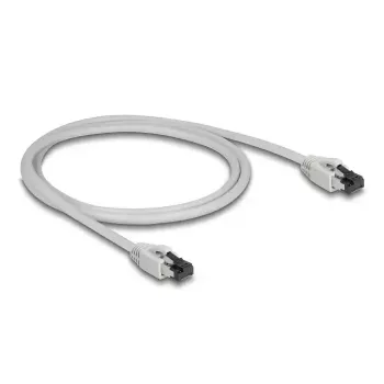 Cabo de rede DeLOCK 80558 RJ-45 Cat8.1 1 m cinzento