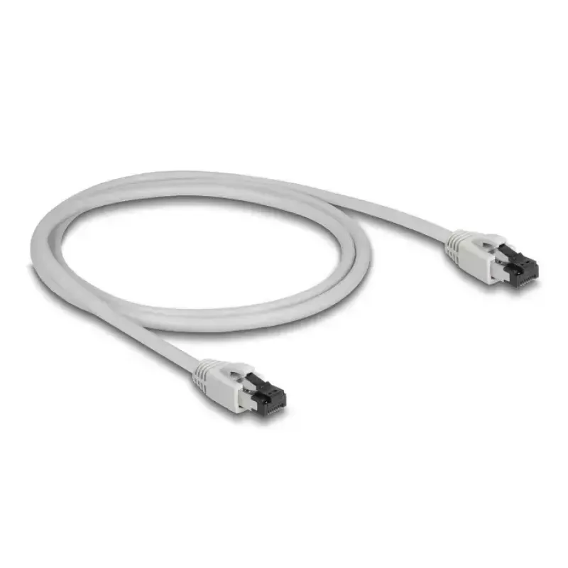 Cabo de rede DeLOCK 80558 RJ-45 Cat8.1 1 m cinzento