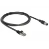 Cabo de rede DeLOCK 84922 RJ-45 M12 Cat5e 1 m preto