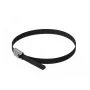 Abraçadeira DeLOCK 18810 aço inoxidável preto 10 unid.