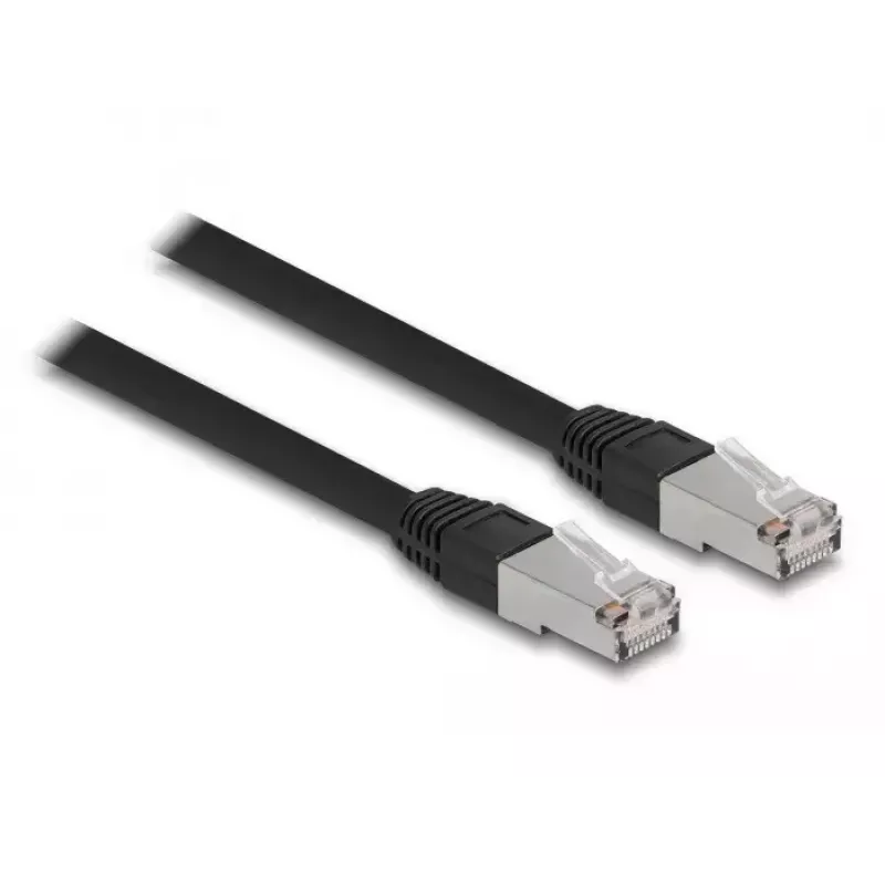 Cabo de rede DeLOCK RJ45 Cat.6A 10m preto