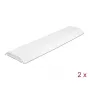 Calha para cabos DELOCK 20886, polipropileno, branco, 300×85×10 mm, 2 unid.