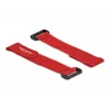 Abraçadeira de cabo de velcro DeLOCK 19532 vermelho 5 unid.