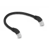 Cabo de rede DeLOCK RJ45 Cat.6A S/FTP 45° para baixo 0,25 m preto