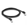 Cabo de rede DeLOCK RJ45 Cat.6A S/FTP 2 m preto