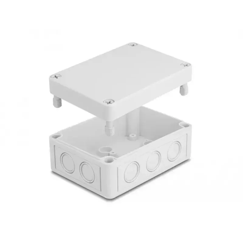 Caixa de instalação DELOCK 130 x 93 x 57 mm cinzento ABS para exterior