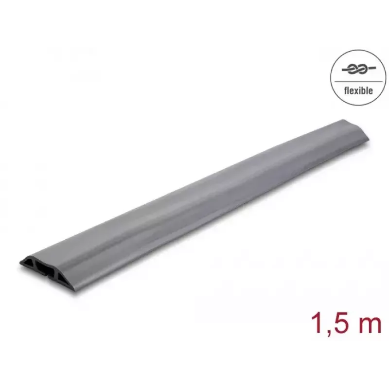 Calha para cabos DeLOCK 20733 chão cinzento 70mm x 13mm x 1,5m