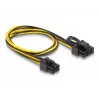 Cabo de alimentação interno DeLOCK 83004 0,5 m PCI-E 6 pinos para 2 x 6+2 pinos