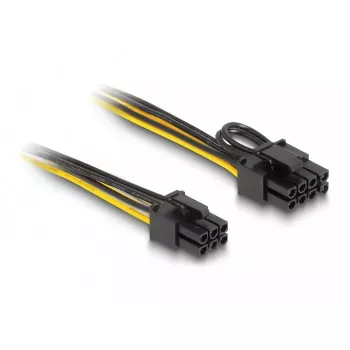 Cabo de alimentação interno DeLOCK 83004 0,5 m PCI-E 6 pinos para 2 x 6+2 pinos