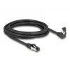 Cabo de rede DeLOCK RJ45 Cat.8.1 90° angular / reto 3 m preto