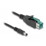 Cabo PoweredUSB DeLOCK macho 12 V para DC 5,5 x 2,5 mm macho 3 m