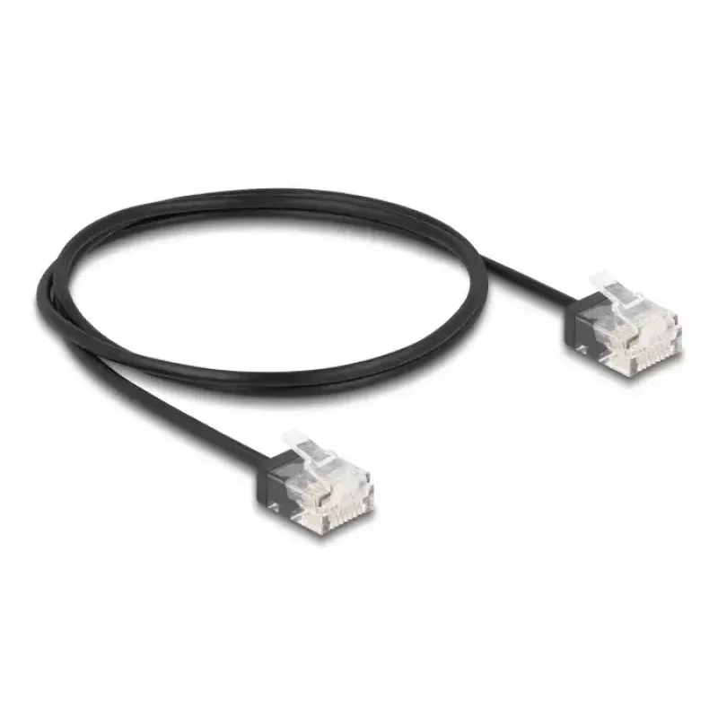 Cabo de rede DeLOCK RJ45 Cat.6 UTP 1 m preto