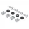 Suporte para cabos DeLOCK 67033 preto rack 96,2 mm de largura