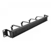 Suporte para cabos DeLOCK 67033 preto rack 96,2 mm de largura