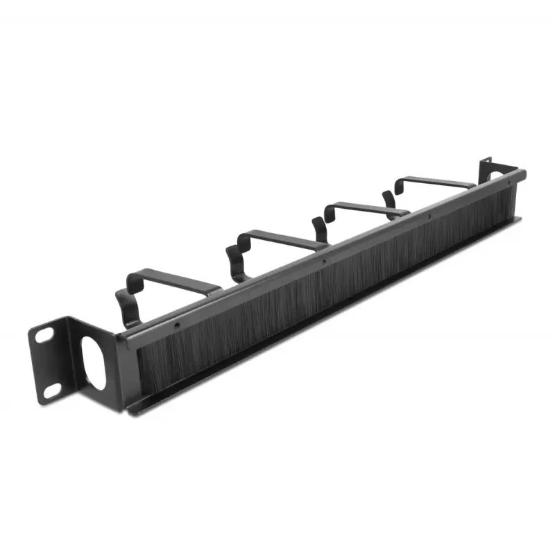 Suporte para cabos DeLOCK 67033 preto rack 96,2 mm de largura