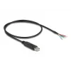 Cabo adaptador DeLOCK USB 2.0 Type-A para série RS-485 0,5 m
