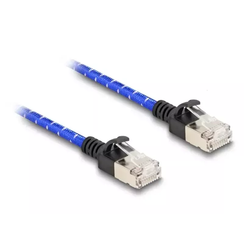 Cabo de rede DeLOCK RJ45 Cat.6A 1 m azul